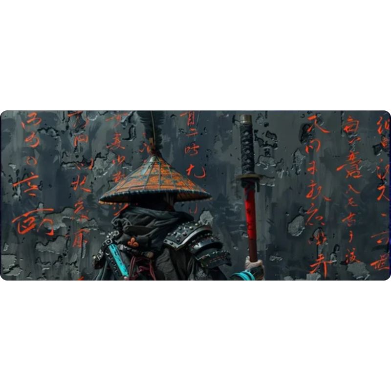 Tapis de Souris XXL Guerrier Samouraï