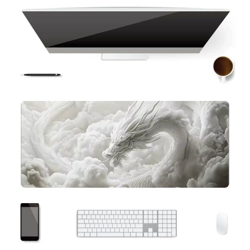 Tapis de Souris Gamer XXL White Keeper