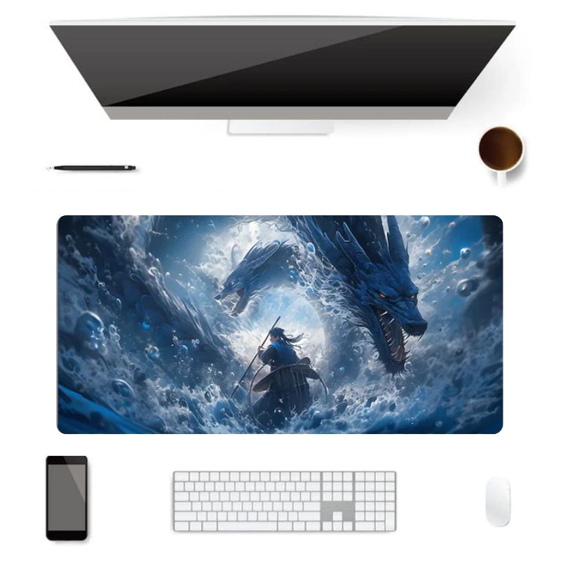 Tapis de Souris Gamer XXL Dragon des Abysses