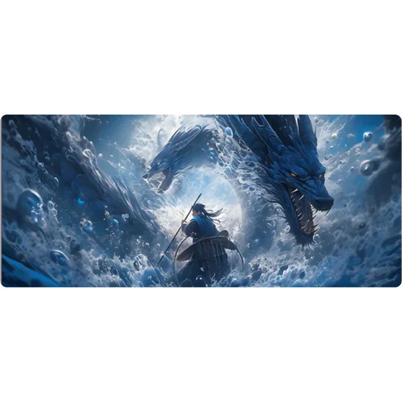 Tapis de Souris Gamer XXL Dragon des Abysses