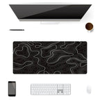Tapis de souris xxl blanc et noir
