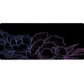 Tapis de Souris XXL Fleurs Néon