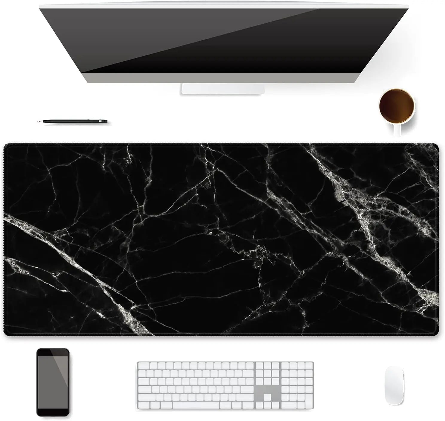 Tapis de Souris XXL Black Marble