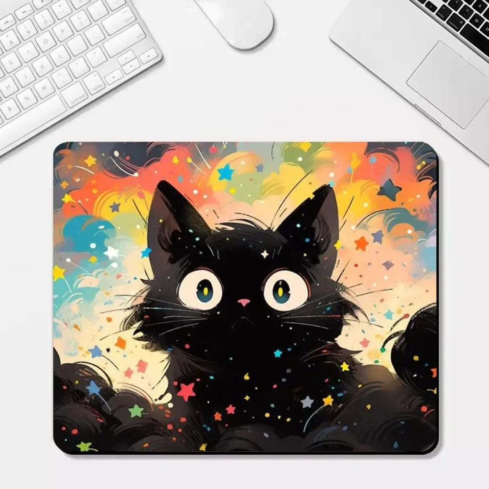 Tapis de souris Chat Coloré