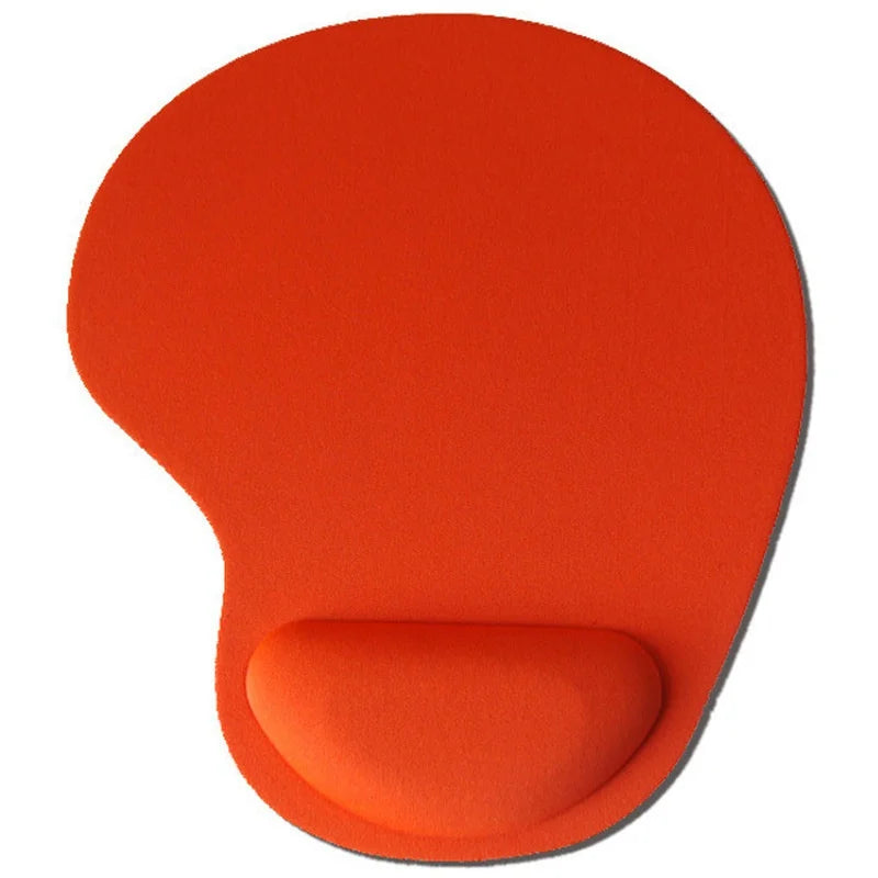 Tapis de Souris Ergonomique Rond Rouge