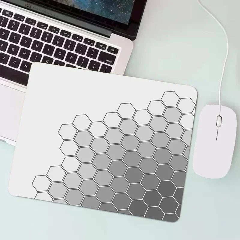 Tapis de Souris Hexa Nuage Argenté