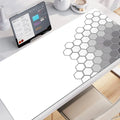 Tapis de Souris Gamer XXL Grille Argentée