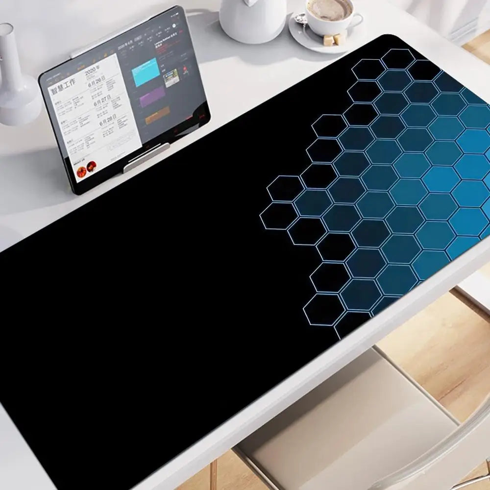 Tapis de Souris Gamer XXL Matrice Bleutée