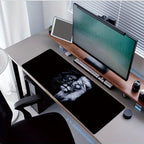 Tapis de Souris XXL Lion Noir et Blanc