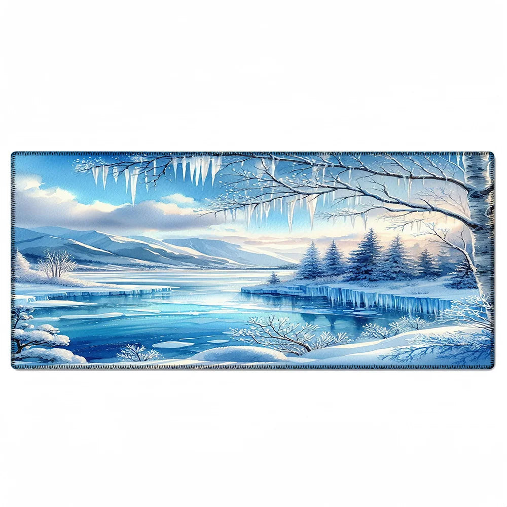 Tapis de Souris XXL Lac gelé