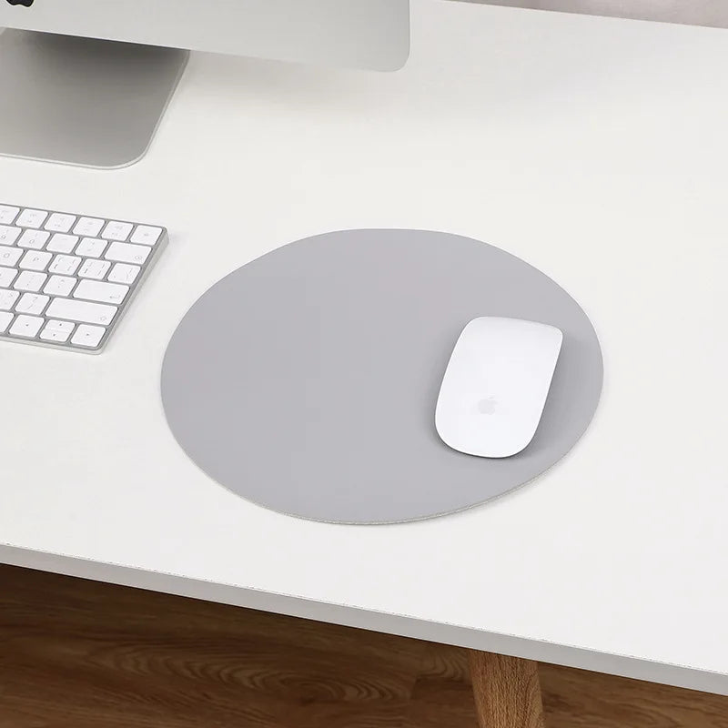 Tapis de Souris Rond Gris