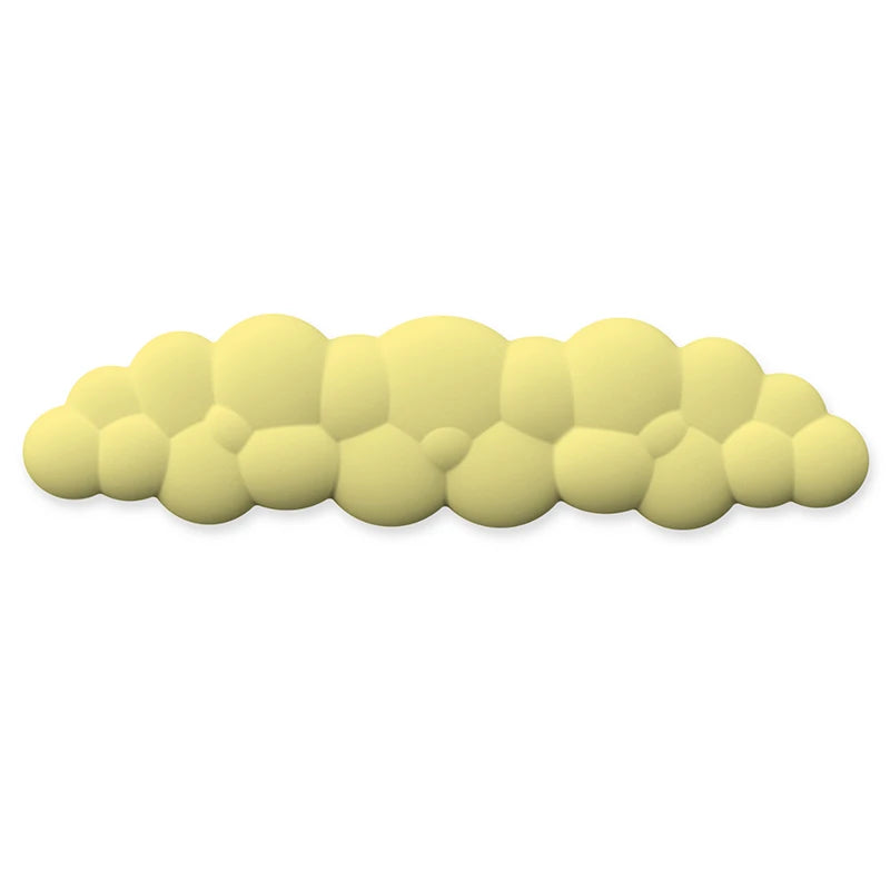 Repose-poignet Clavier Nuage jaune