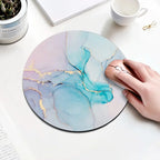 Tapis de Souris Rond Marble Flow