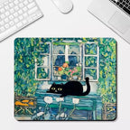 Tapis de souris Chat Aquarelle