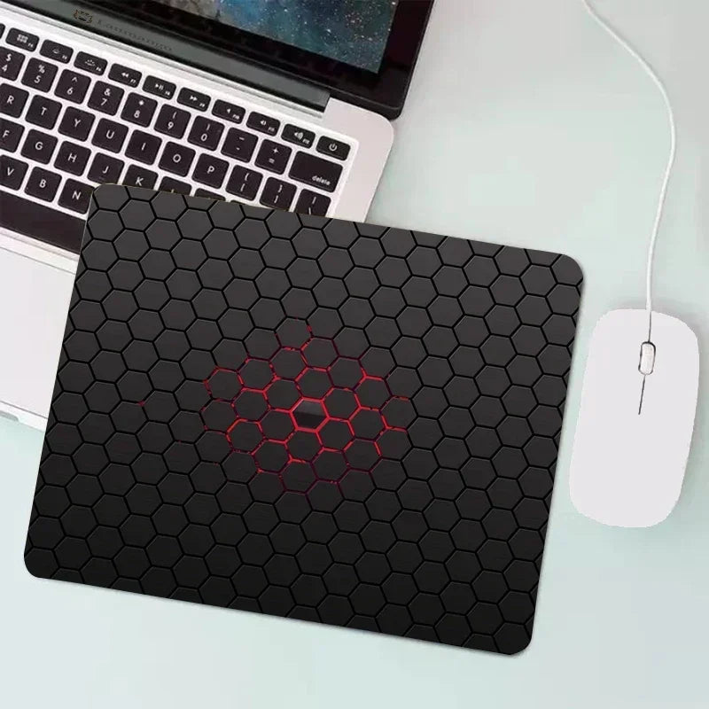 Tapis de Souris Hexa Cœur Noir