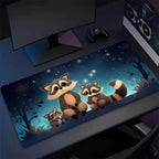 Tapis de Souris XXL Night Racoons