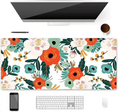 Tapis de Souris XXL Fleurs Aquarelle
