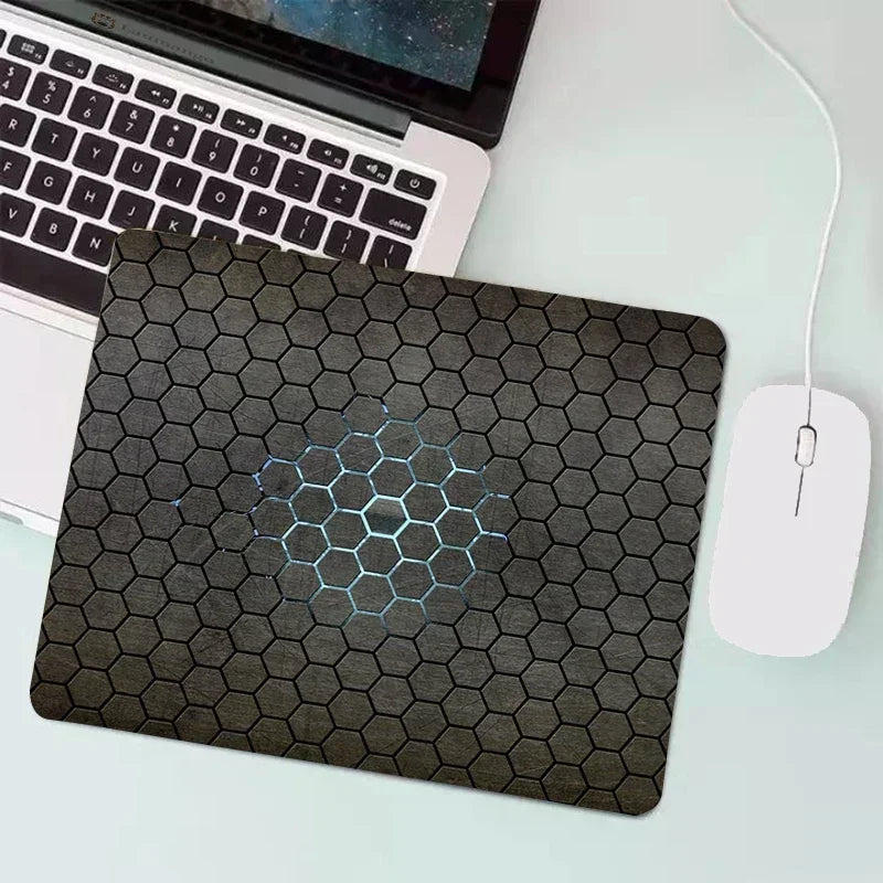 Tapis de Souris Grille Bleu Élite