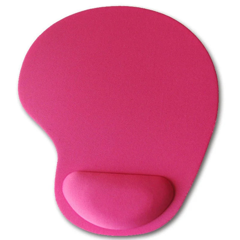 Tapis de Souris Ergonomique Rond Rose