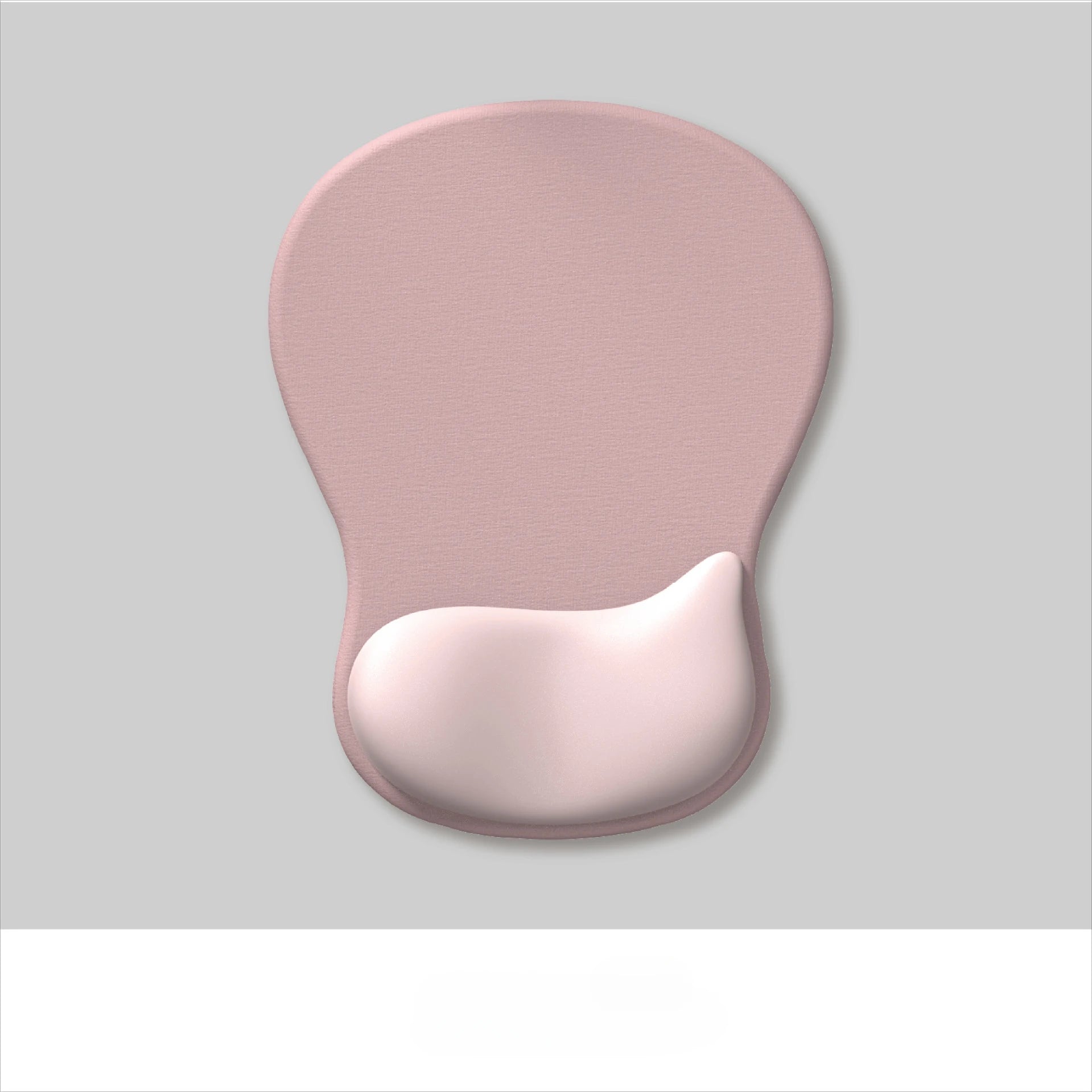 Tapis de Souris Ergonomique Rond Rose pâle