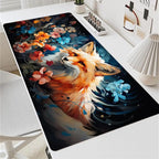Tapis de Souris XXL Renard & Fleurs