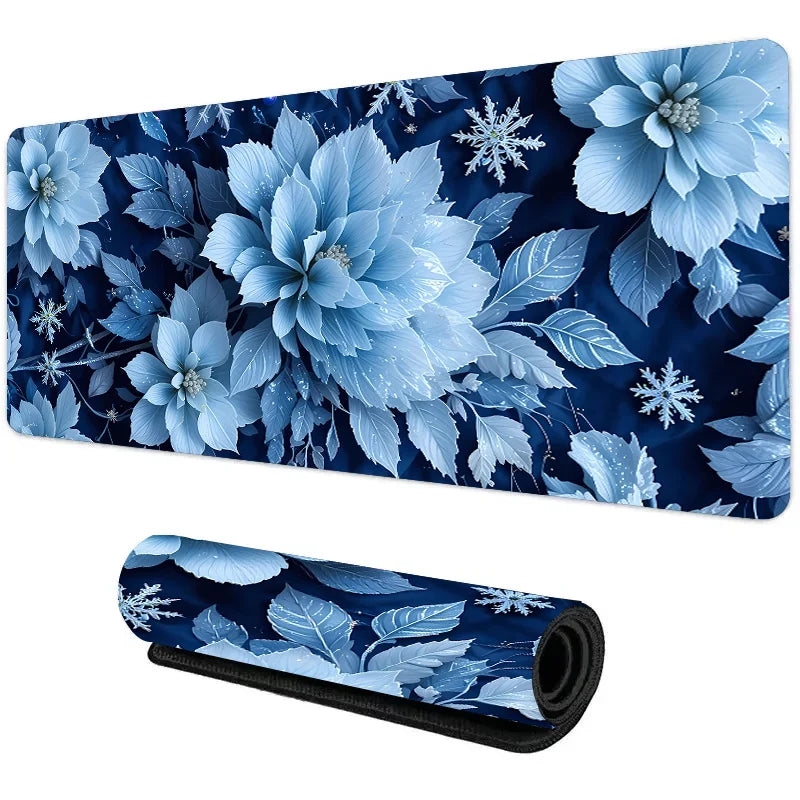 Tapis de Souris XXL Fleur de Glace