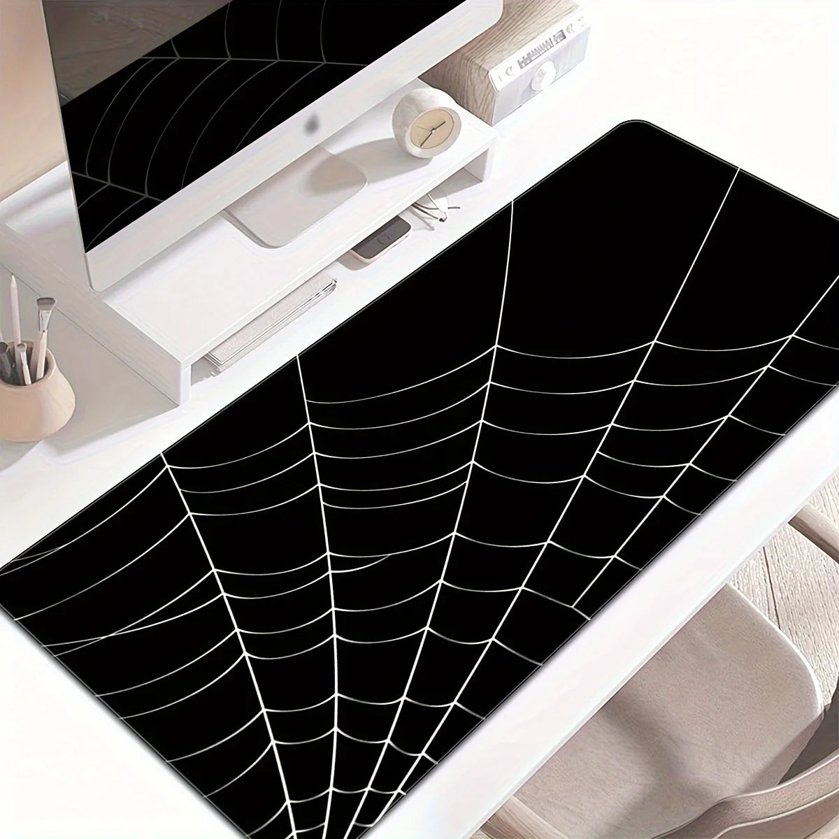 Tapis de Souris XXL Toile Blanche