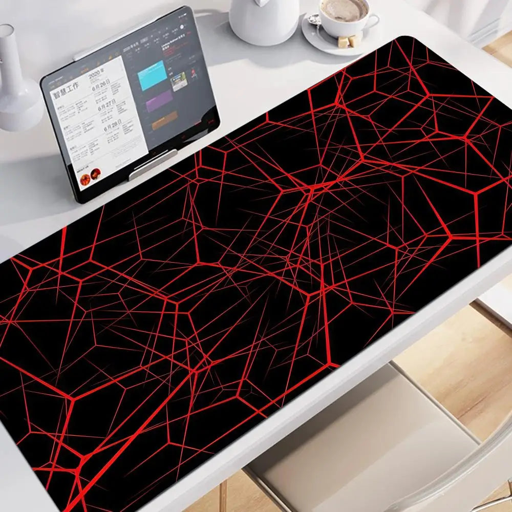 Tapis de Souris Gaming XXL Nexus Rouge