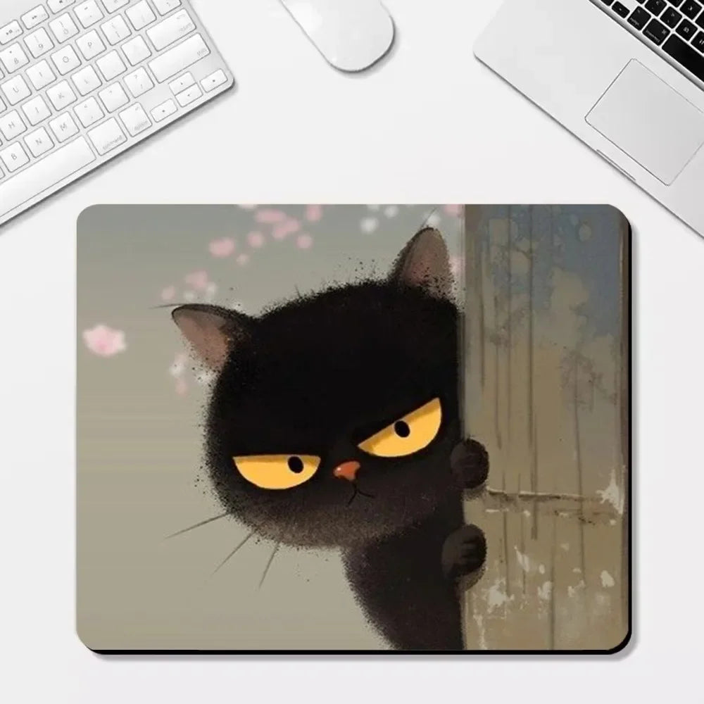 Tapis de souris Chat Noir