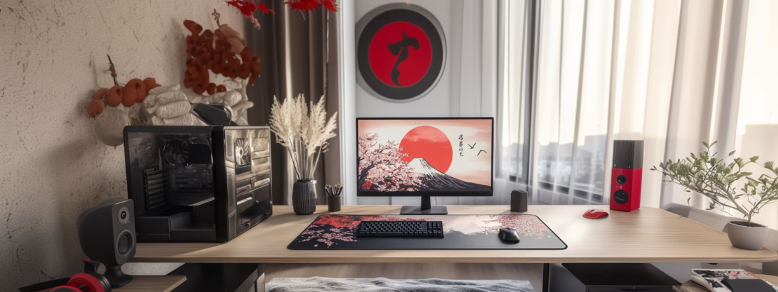 tapis de souris xxl gamer japonais